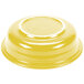 A yellow Fiesta extra large bowl with a circular surface on a white background.