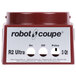 A red container with a white label reading "Robot Coupe 39109 Motor Support Assembly"