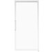 A white rectangular Avantco glass door with a handle.