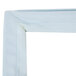 A light blue vinyl magnetic door gasket with a white rectangular border.