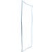 A rectangular white vinyl magnetic door gasket.