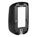 A black touchless hand soap dispenser designed to hold 1200 mL refills.