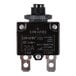 An Avantco white and black circuit breaker with a black knob.