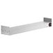 A white rectangular metal Nemco strip warmer with a metal handle.