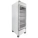 A Beverage-Air Vista reach-in refrigerator with a glass door.