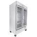 A Beverage-Air Vista Series reach-in refrigerator with glass doors.