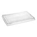 A clear plastic cover for a Vollrath bun or sheet pan on a white background.