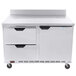 A Beverage-Air worktop freezer with two drawers.