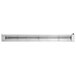 A white metal Nemco infrared strip warmer with a long handle.