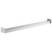 A stainless steel rectangular Nemco infrared strip warmer with a metal button.