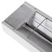A metal box with a wire mesh grate on top.