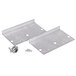A Nemco infrared strip warmer metal bracket with screws and nuts.