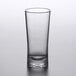 A clear Carlisle Alibi plastic hi ball glass.