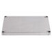A stainless steel shelf from Advance Tabco.