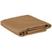 A folded beige rectangular table cover.