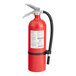 A red Badger Advantage fire extinguisher.