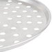 An American Metalcraft perforated pizza pan with a white background.