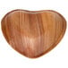 An Eco-gecko heart shaped palm leaf plate.