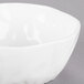 A 10 Strawberry Street bright white porcelain bowl with a small rim.