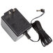 A close-up of a black Cardinal Detecto 15V AC adapter.