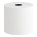A large white roll of bond cash register or calculator paper.