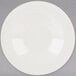 A white Tuxton pasta bowl with a white rim.