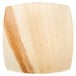 TreeVive by EcoChoice 6 inch Square Coupe Palm Leaf Plate - 100/Case