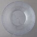 A Carlisle clear polycarbonate bowl with a white background.