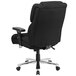 A Flash Furniture high-back black office chair with chrome base.