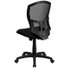 A Flash Furniture mid-back black mesh office chair.