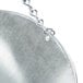 A Cardinal Detecto hanging scale with a metal bowl on a chain.