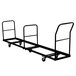 Flash Furniture NG-DOLLY-309-50-GG Vertical Folding Chair Truck - Holds 50 Chairs