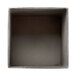 An American Metalcraft stainless steel square sugar packet holder.