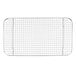 a metal grid on a white background