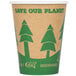 EcoChoice 12 oz. Kraft Compostable and Biodegradable Paper Hot Cup - 1000/Case