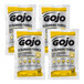 A display carton of 4 cases of GOJO scrubbing towels.