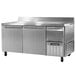 A Continental Refrigerator worktop refrigerator with two drawers.