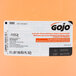 A GOJO® 5262-02 FMX-20 product box with a label for Luxury Orange Blossom Foaming Antibacterial Hand Soap.