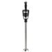 A black and silver Waring Big Stik immersion blender.