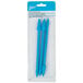 A blue plastic Ateco 3-piece ruffle tool set.