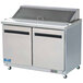 Arctic Air AST48R 48 inch 2 Door Refrigerated Sandwich Prep Table