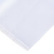 A white vinyl dust cover with a blue zipper.