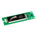 A green circuit board with a built-in digital display.