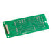 A green Turbo Air PCB board with several electronic components and white wires.
