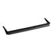 A black rectangular plastic door handle.