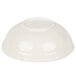 A white bowl with a white background.
