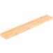 A rectangular wooden Mercer Culinary bamboo knife holder.