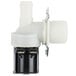 A white plastic Hoshizaki water solenoid valve with a black plastic cap.