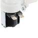 A close-up of a white Hoshizaki water solenoid valve with a black knob.