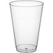 A clear plastic Choice tumbler.